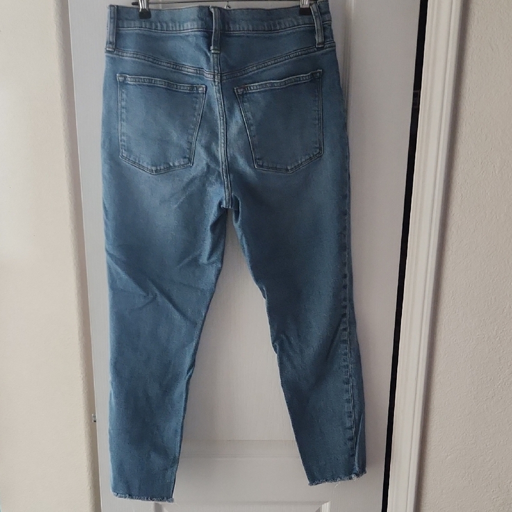 J. Crew Denim High Rise Skinny Jeans, Size 30 - Picture 5 of 7
